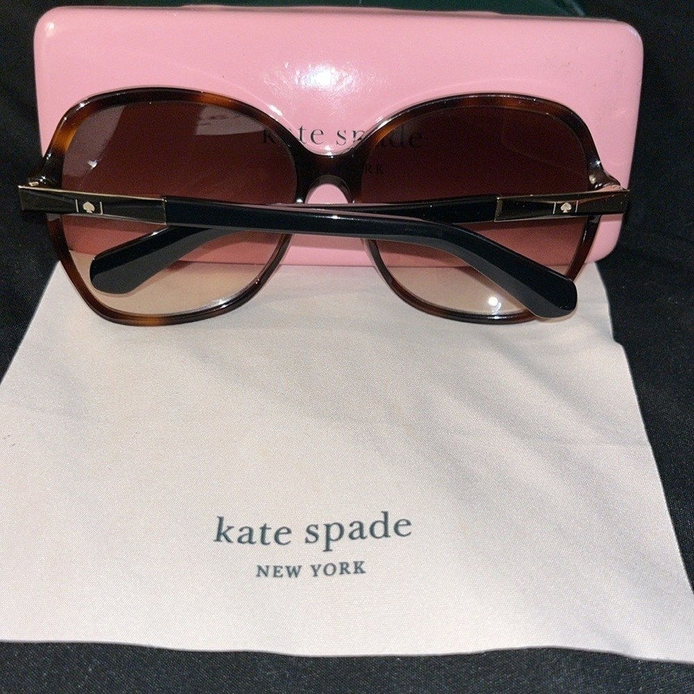 Kate Spade Jolyn brown tortoise shell sunglasses - Picture 5 of 11